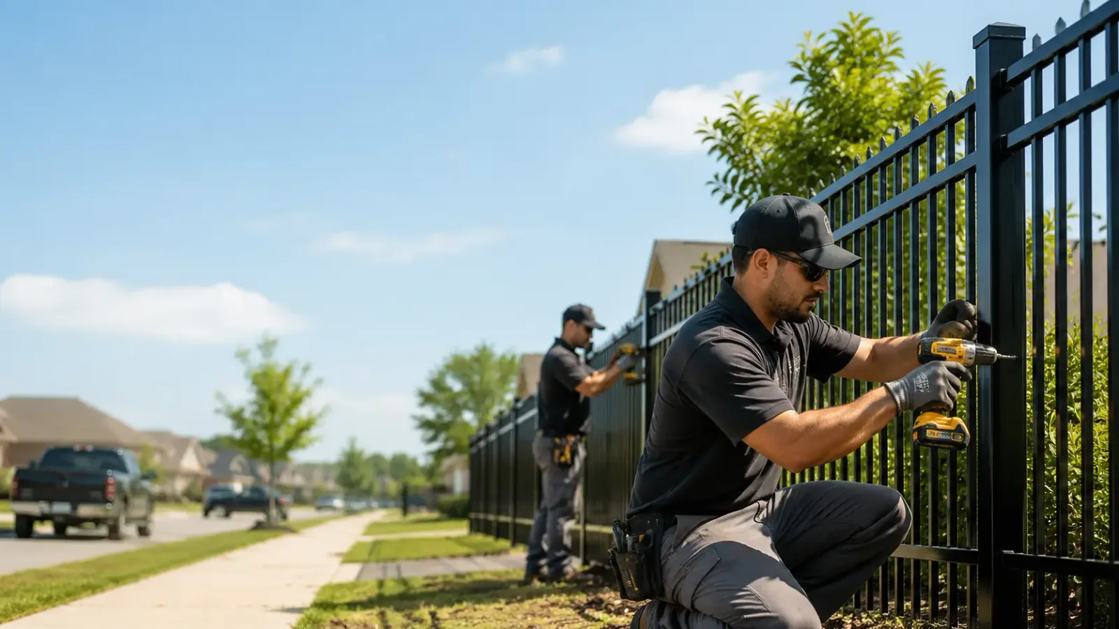 Metal Fence Installation in Port Crane, NY